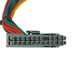 24-pin ATX power connector attached to a motherboard