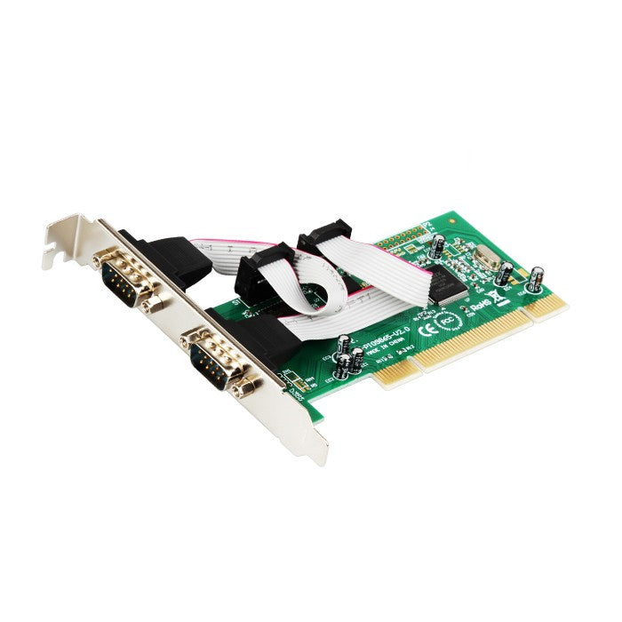 2 Ports RS-232 Serial PCI Controller Card