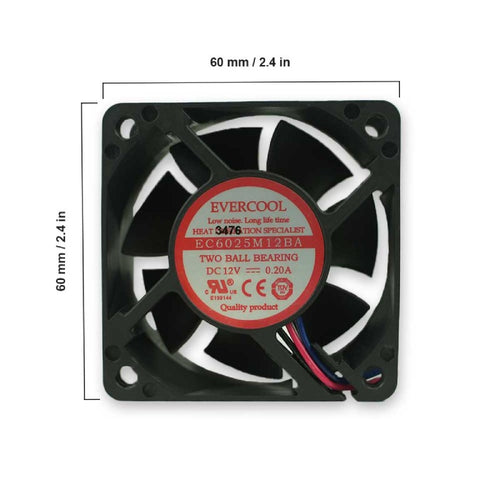 Evercool EC6025M12BA Computer Case Fan