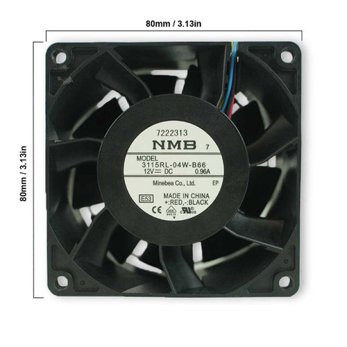NMB 3115RL-04W-B66 Computer Case Fan