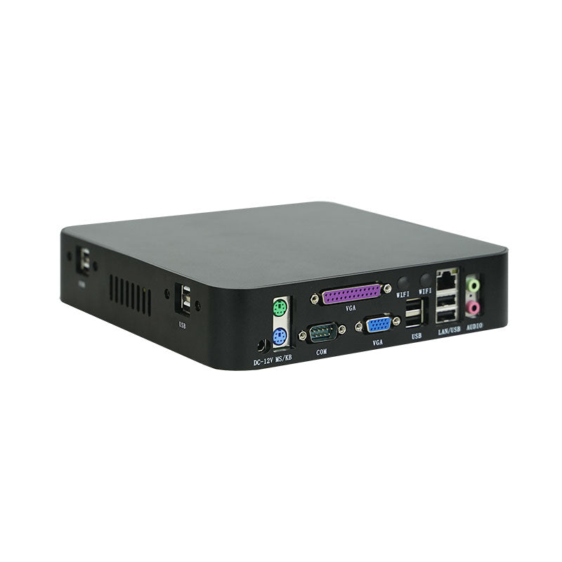 NX-E237 rear panel with serial, parallel and USB ports