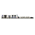 Rear I/O ports on NX786B motherboard: HDMI, VGA, USB 3.0, RS232, and dual Gigabit Ethernet