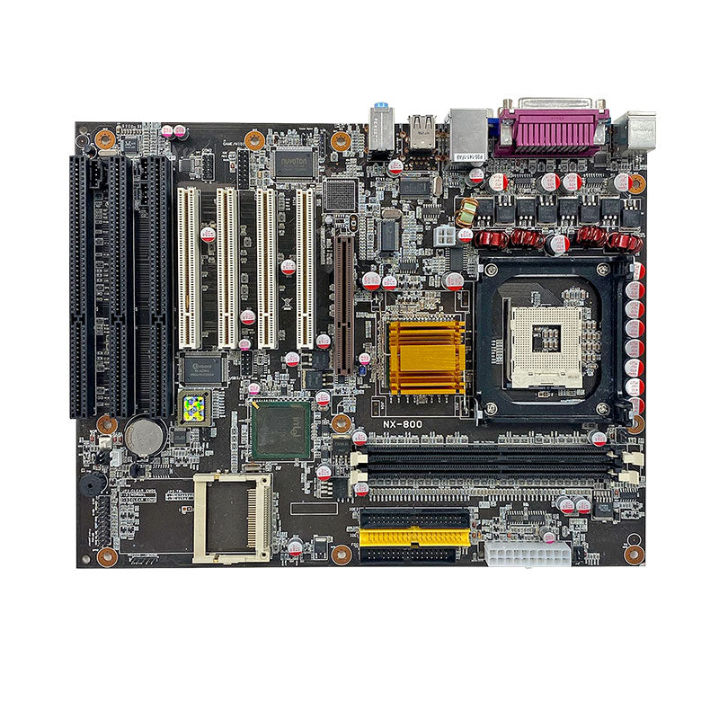 NX800 ATX motherboard with three full-size ISA and four 32-bit PCI slots