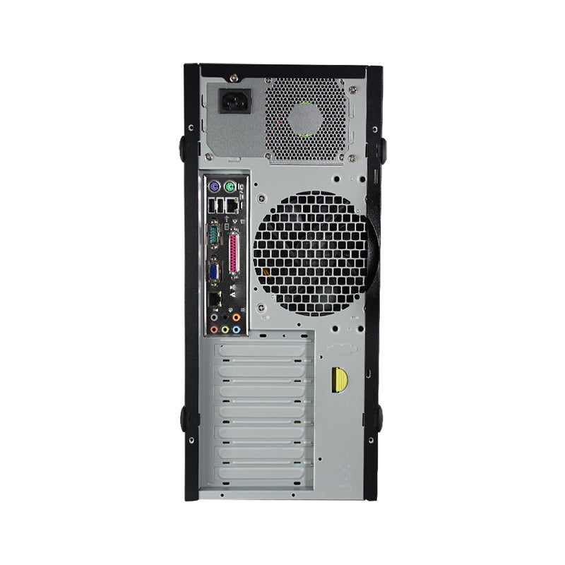 NX-i95 rear panel with serial, parallel and expansion card openings