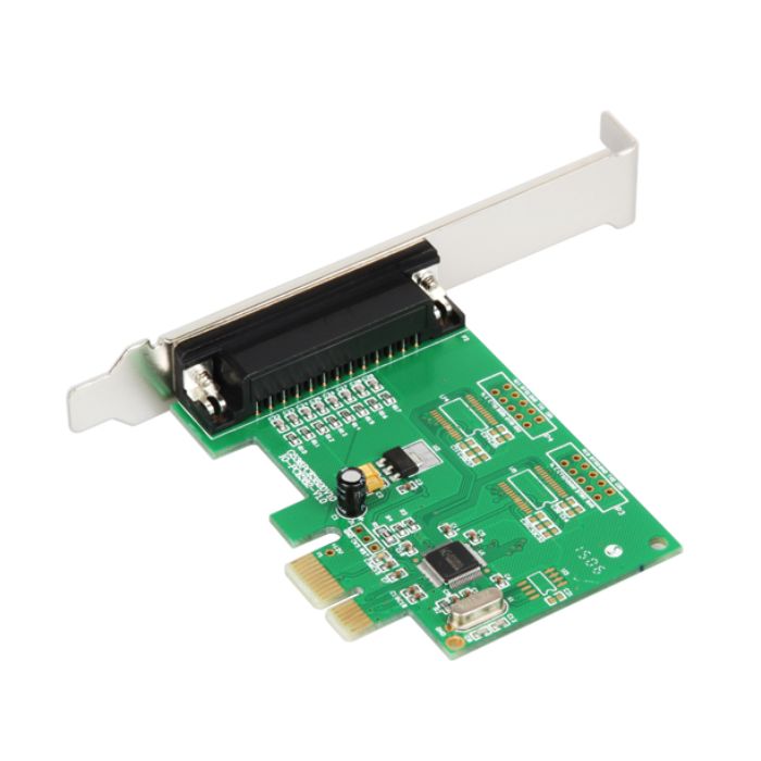 PCIe to DB25 Parallel Printer Port LPT1 Controller Card