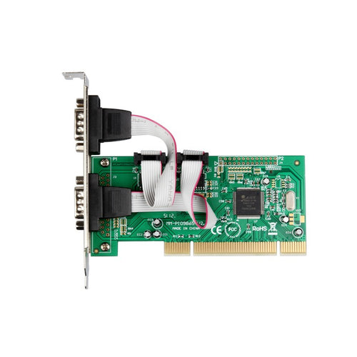 2 Ports RS-232 Serial PCI Controller Card