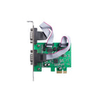 PCIe to 2 Ports RS-232 Serial Controller Card