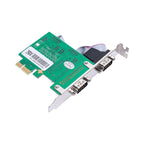 PCIe to 2 Ports RS-232 Serial Controller Card