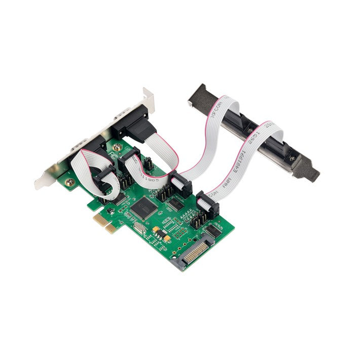 PCIe to 4 Ports RS-232 Serial Controller Card