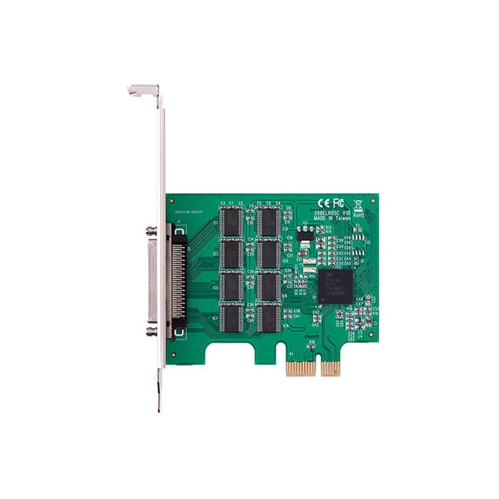 PCIe to 8-Port RS232 Card with 8 Port Serial Breakout Cable
