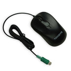 Black PS/2 optical mouse for legacy Windows and DOS systems