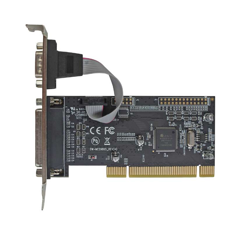 1 Serial Port + 1 Parallel Port Combo Card with 16550 UART